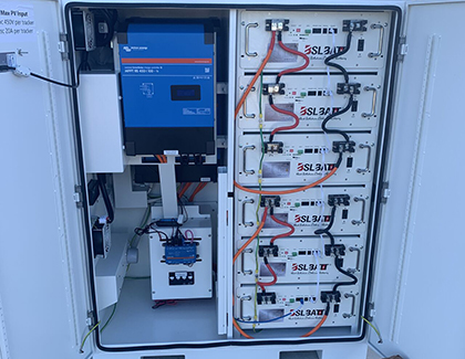 B-LFP48-100E: 30kWh Rack Battery With Victron | Off Grid Solar System