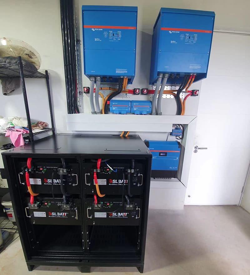 Batterie au lithium de 60 kWh