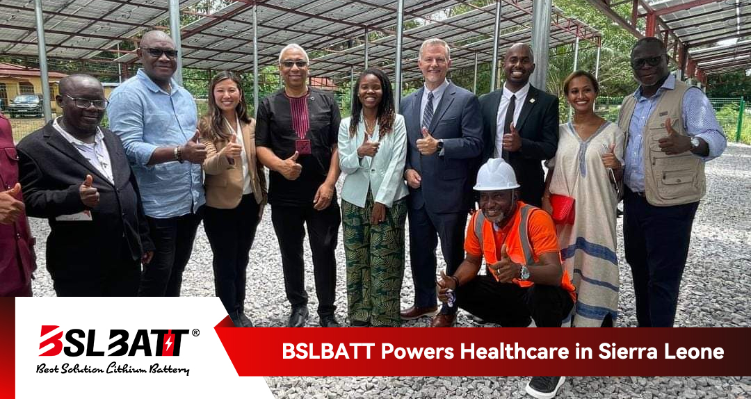 BSLBATT LFP Solar Battery Powers Healthcare in Sierra Leone