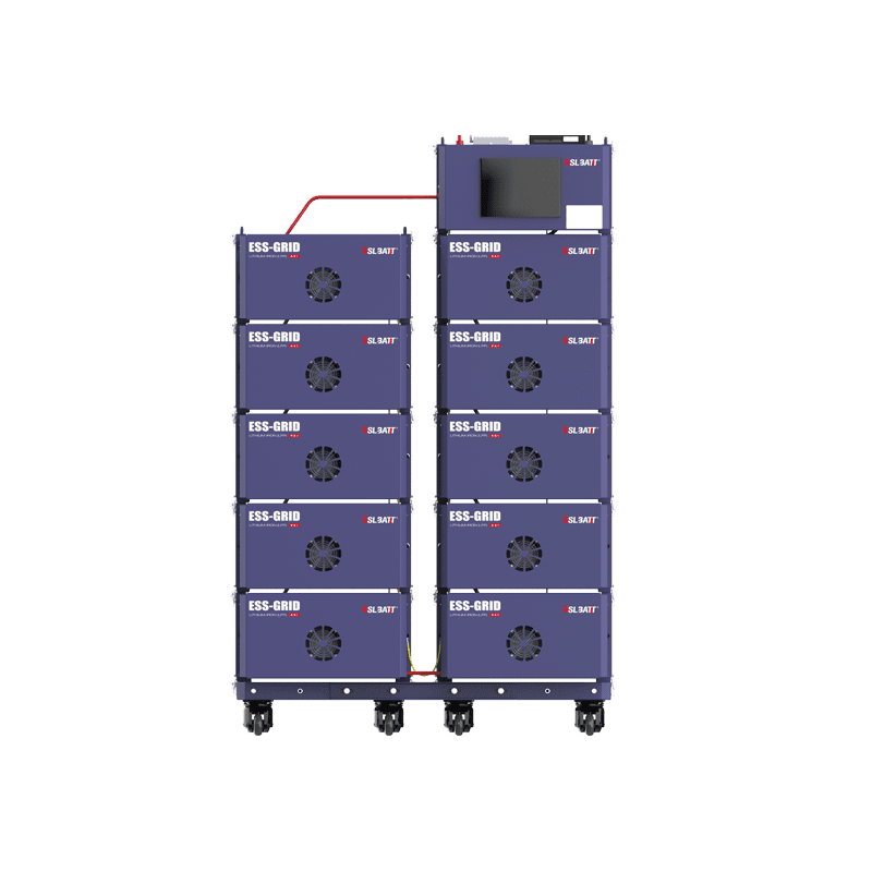 100kWh 512V 205Ah HV Yamalonda Yosungira Battery ya Solar