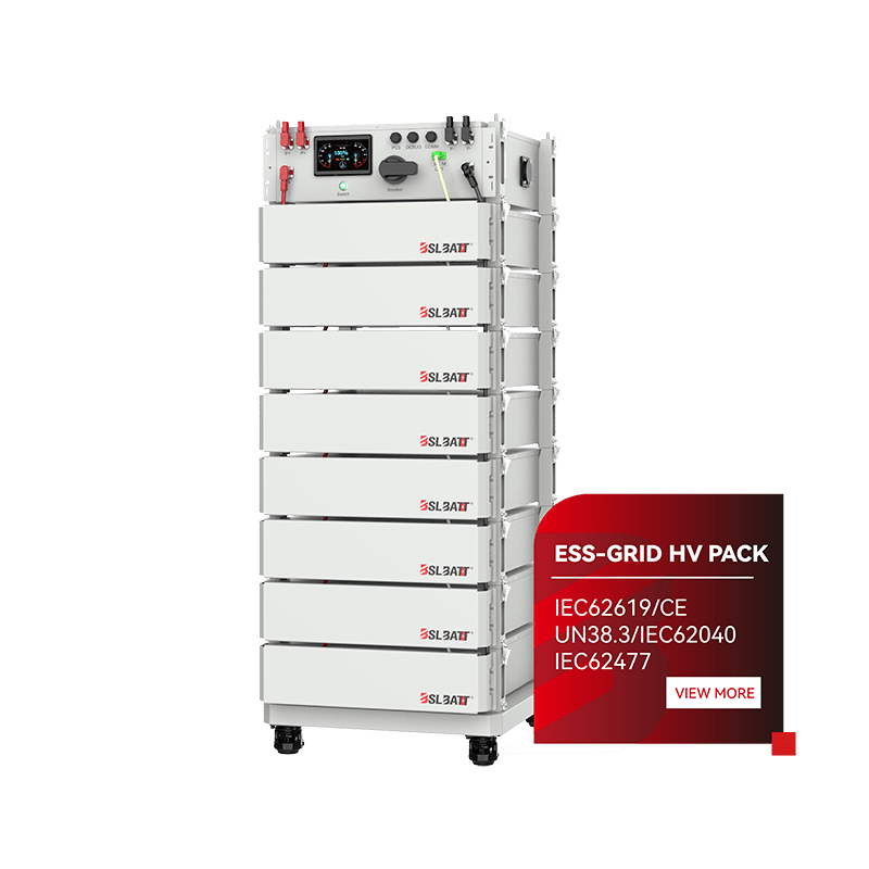 115V-800V 20kWh-90kWh উচ্চ ভোল্টেজ LiFePO4 সোলার ব্যাটারি